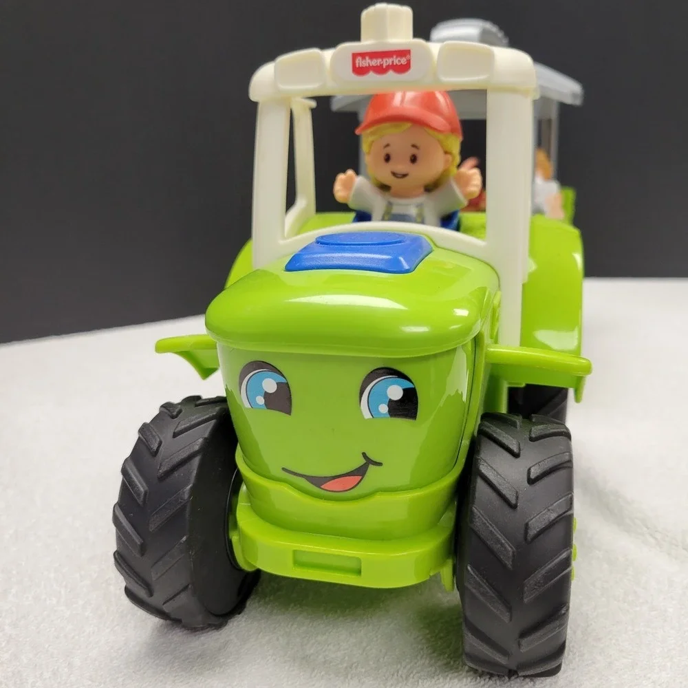 Fisher-Price Little People Caring for Animals Tractor & Trailer w/ 4 figures